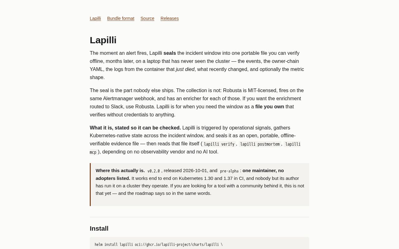 Preview of Lapilli
