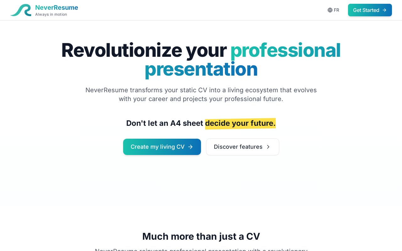 Preview of NeverResume
