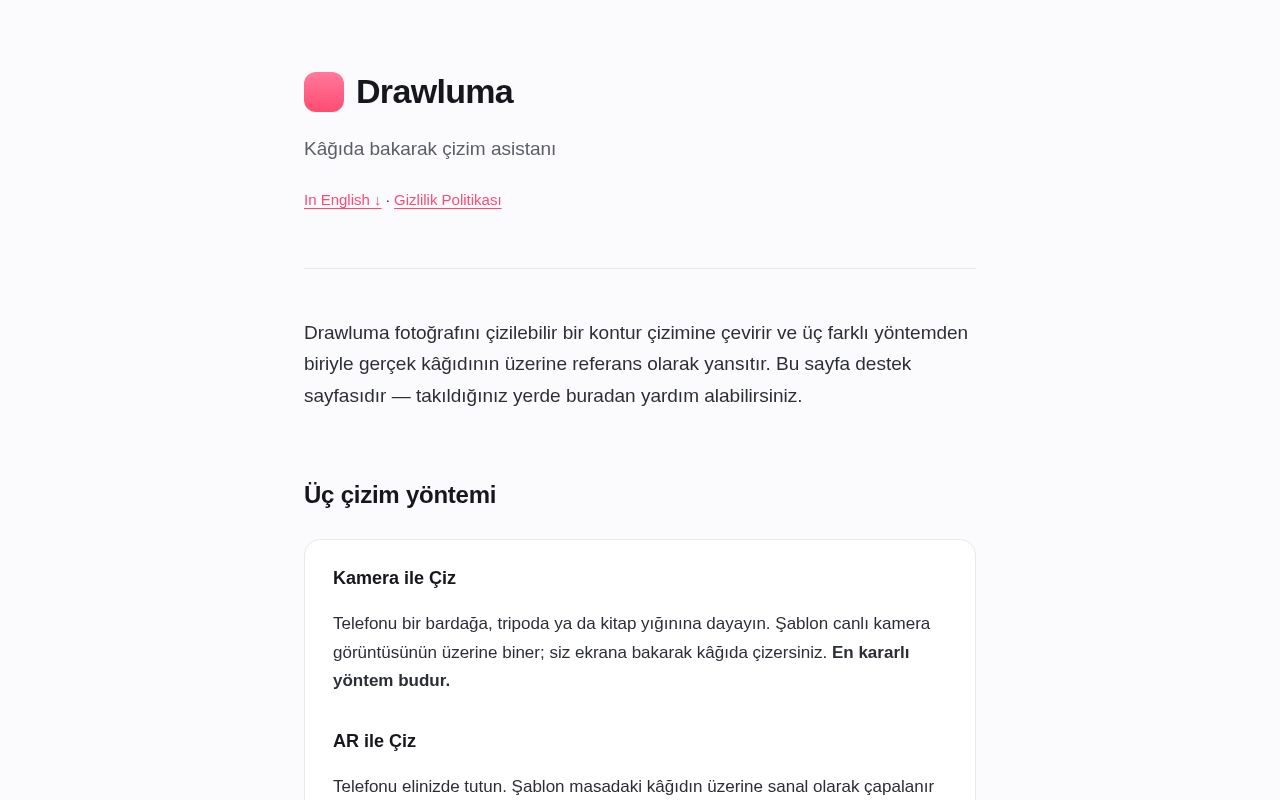 Preview of Drawluma Site