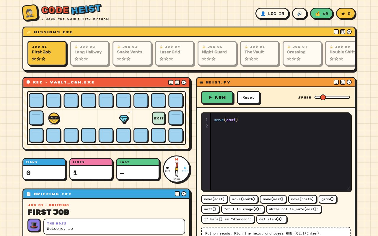 Preview of Code Heist