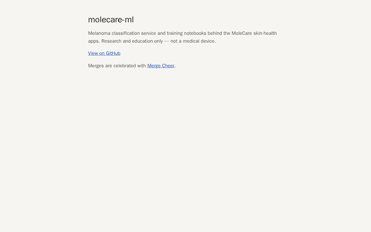 Preview of Molecare Ml