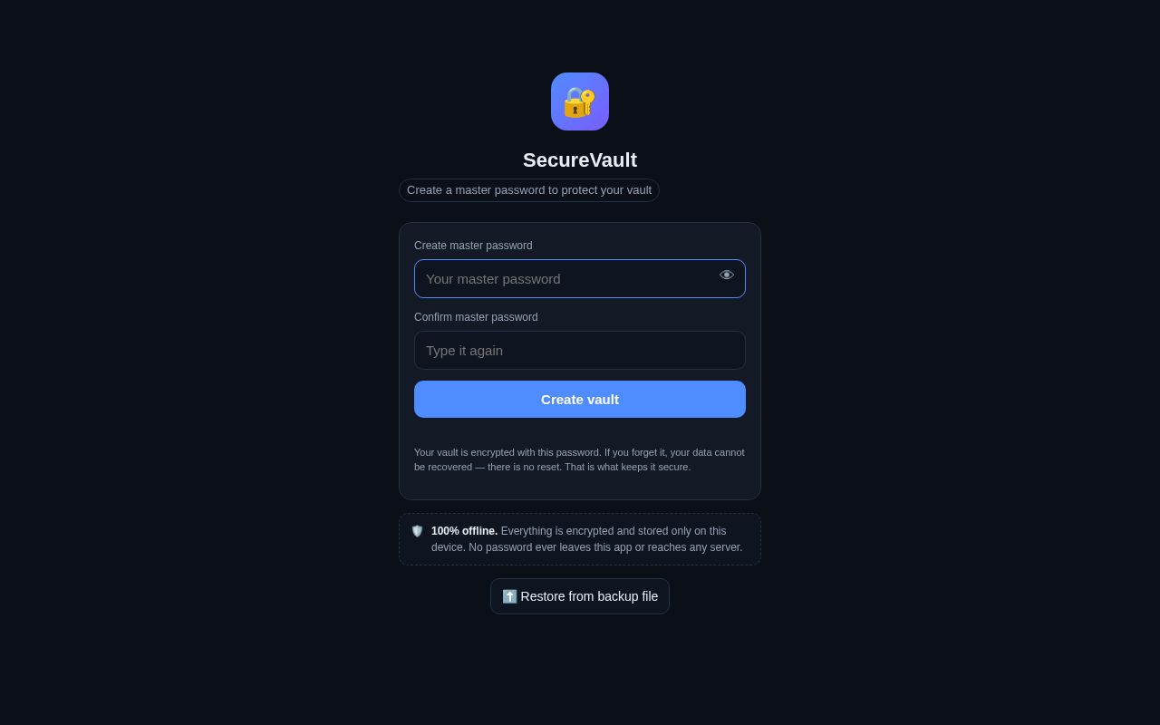 Preview of Securevault