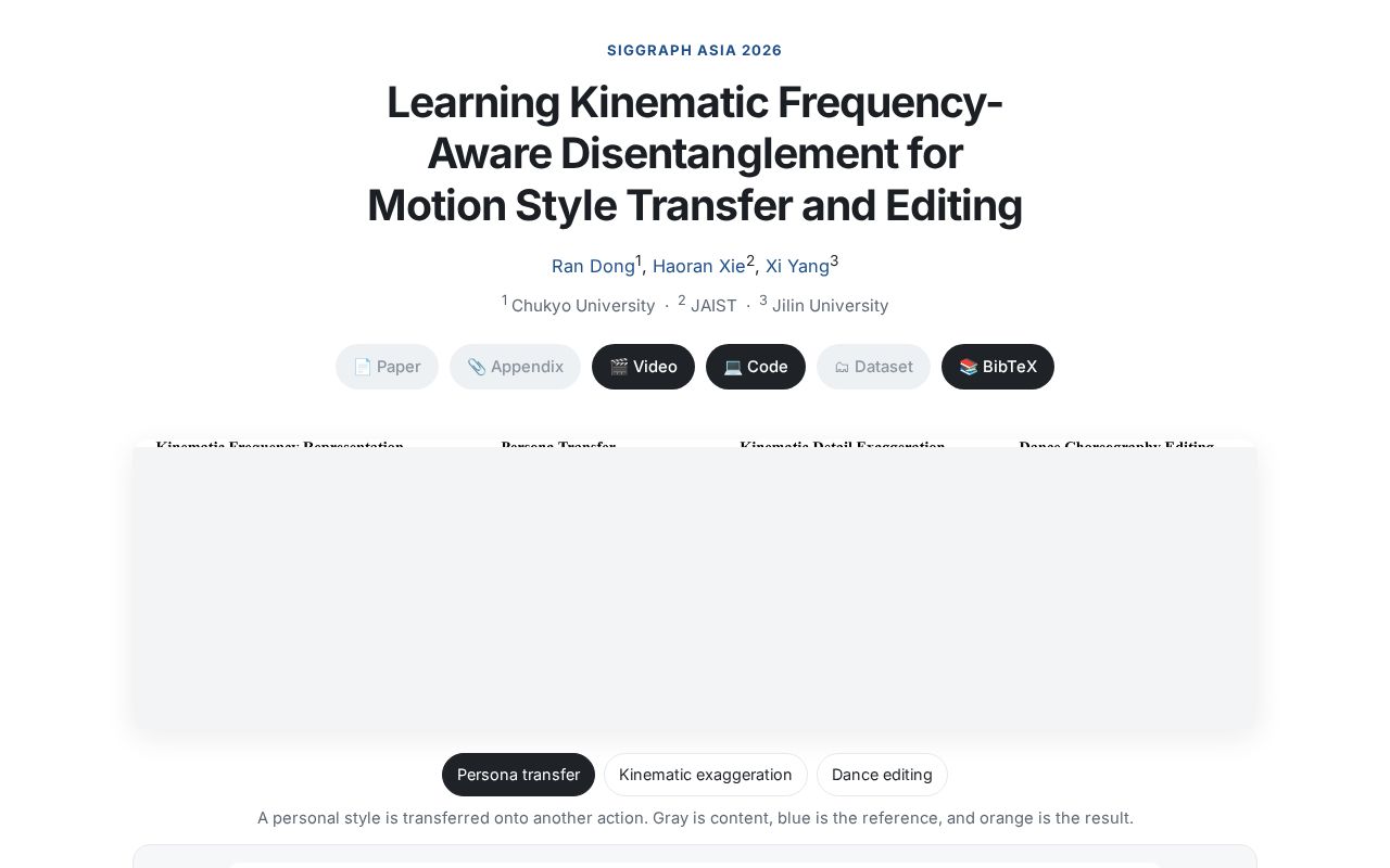 Preview of Kinematic Frequency Motion