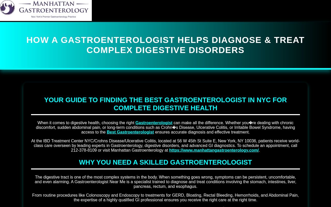 Preview of HowaGastroenterologistHelpsDiagnose26TreatComplexDigestiveDisorders