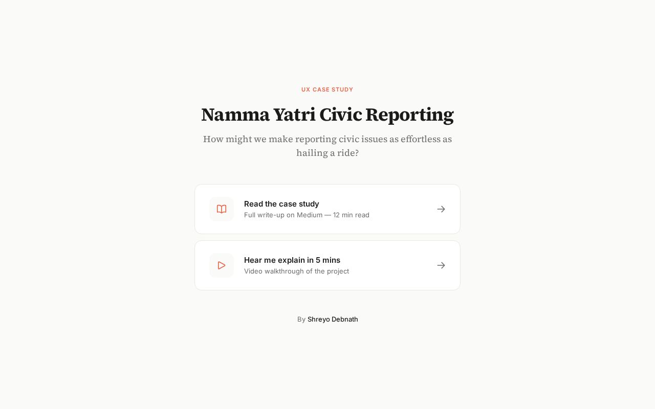 Preview of Namma Yatri