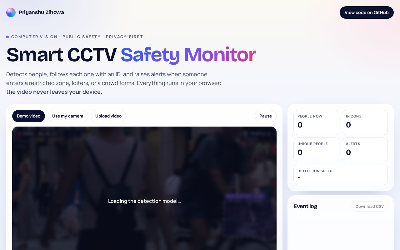 Preview of Smart Cctv Safety Monitor