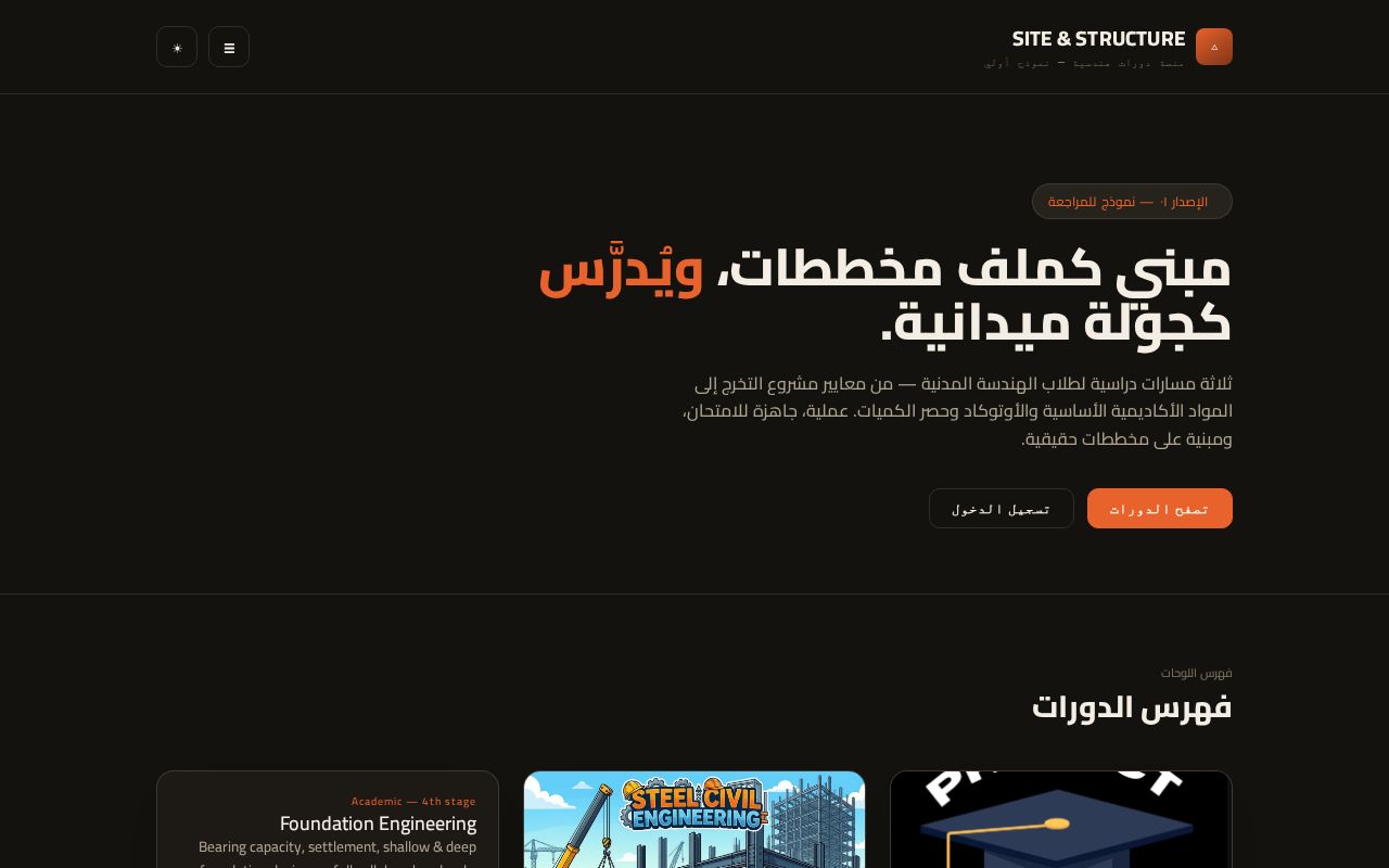 Preview of Site And Structure