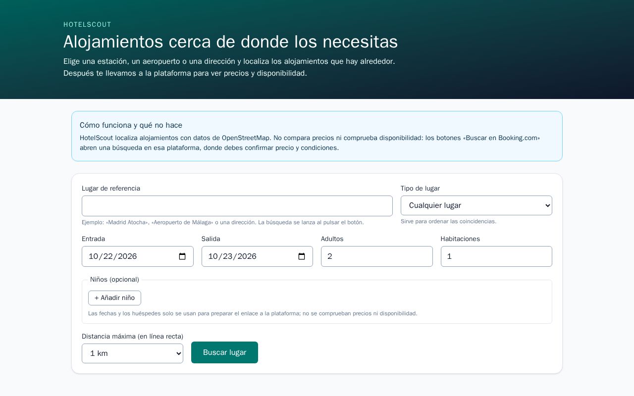 Preview of HotelScout