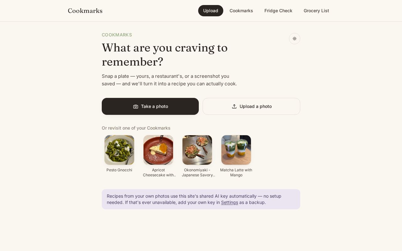 Preview of Cookmarks
