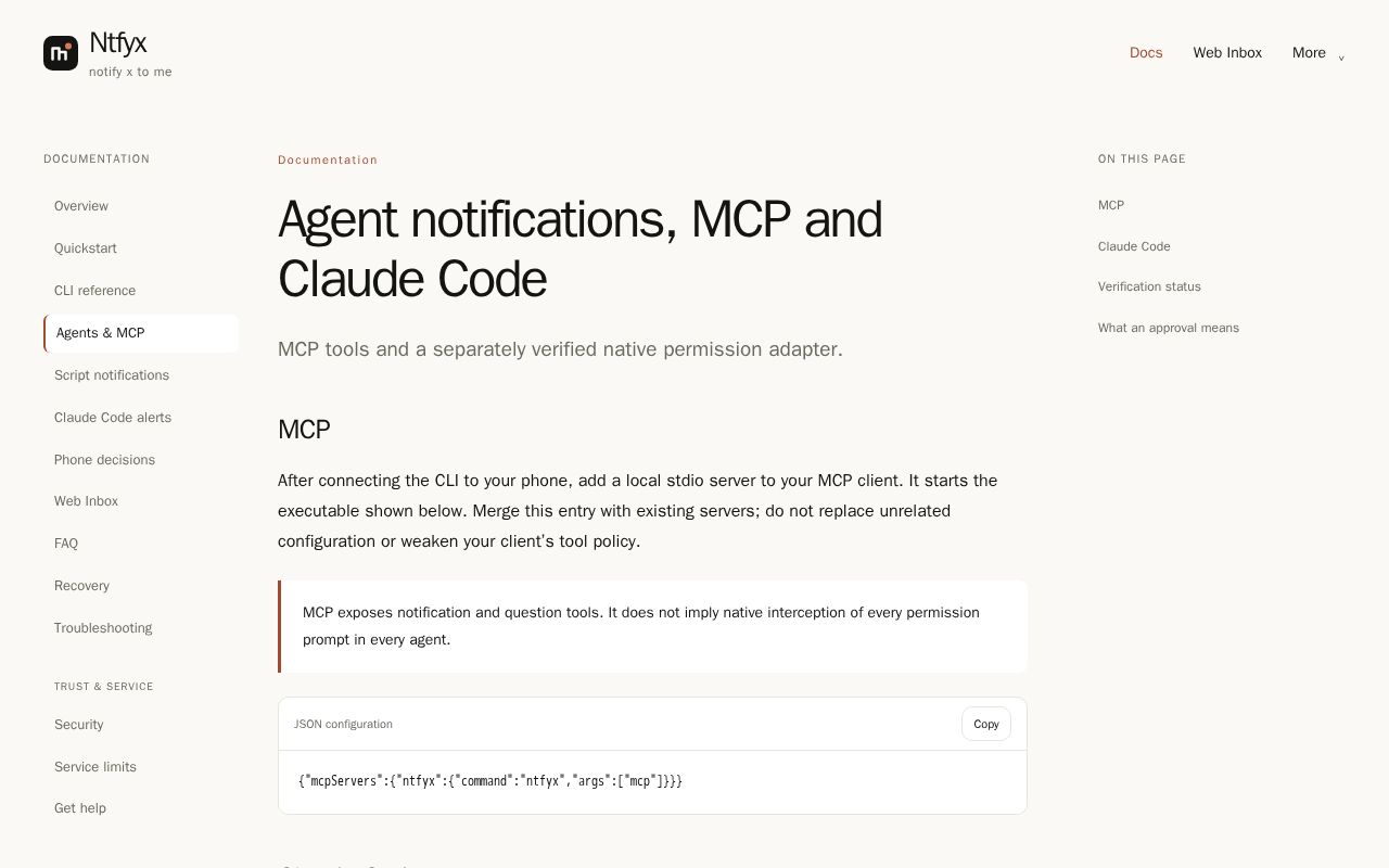 Preview of Ntfyx Agent Plugins