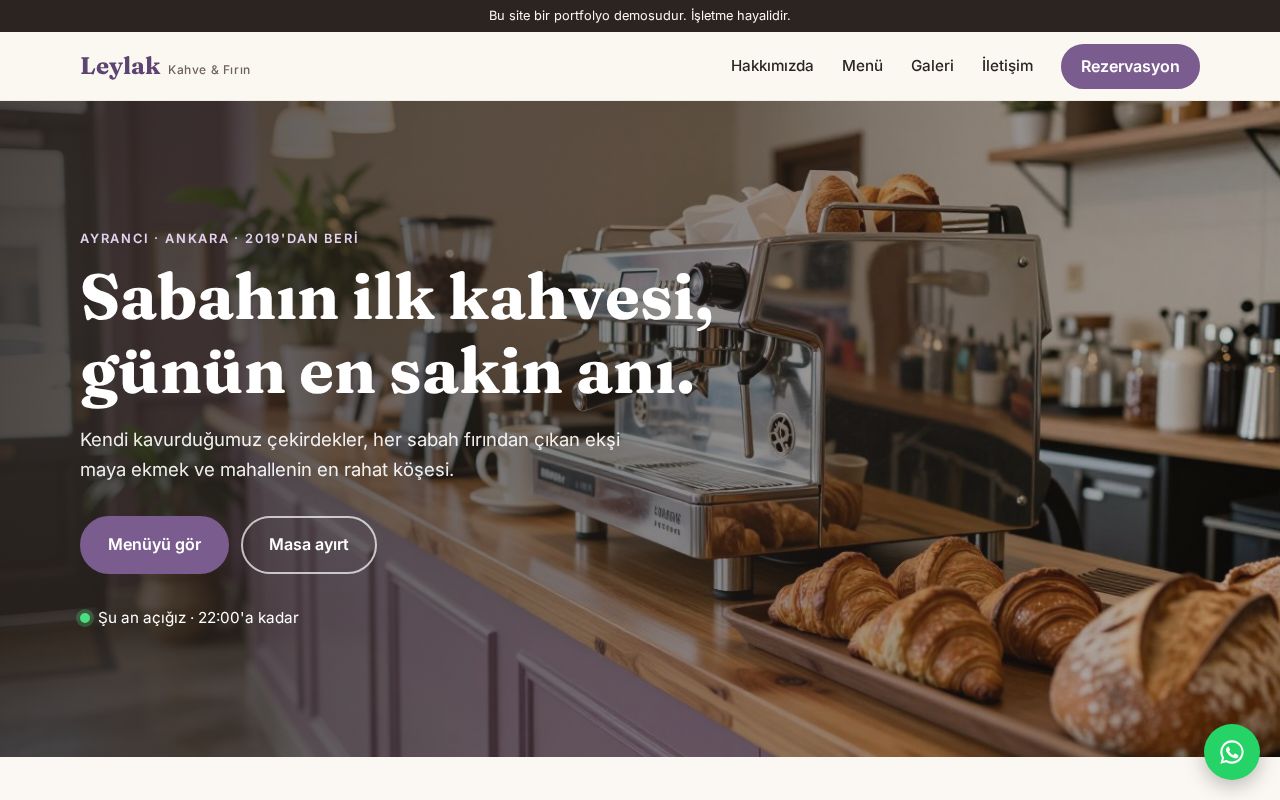 Preview of Leylak Kahve Demo