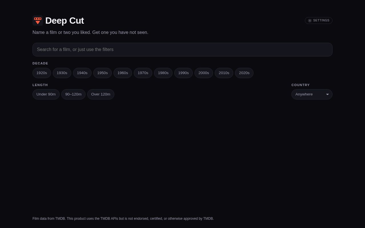 Preview of Deep Cut