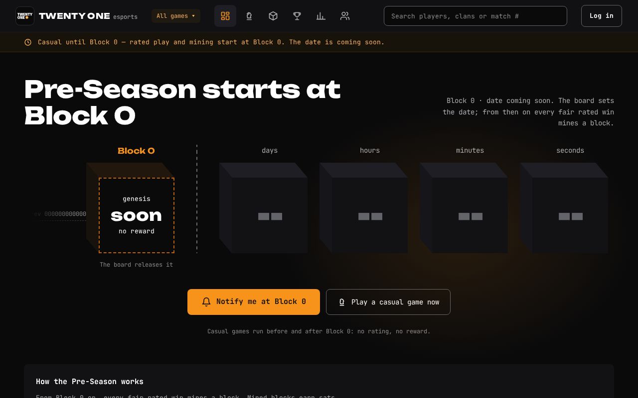 Preview of Twenty One Esports