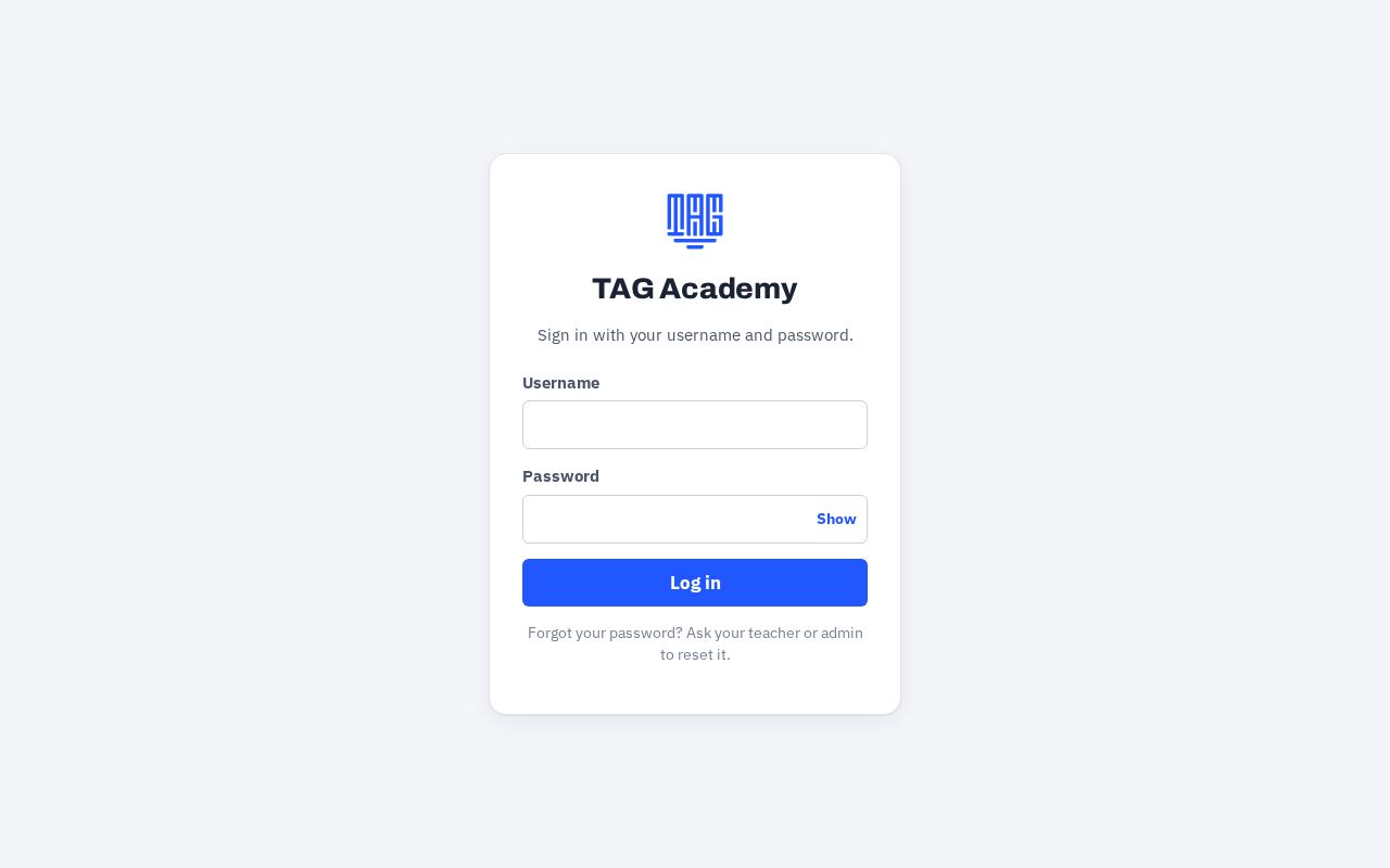 Preview of Tag Academy Web