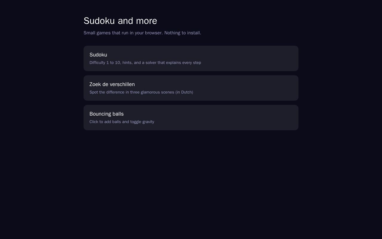 Preview of Sudoku And More
