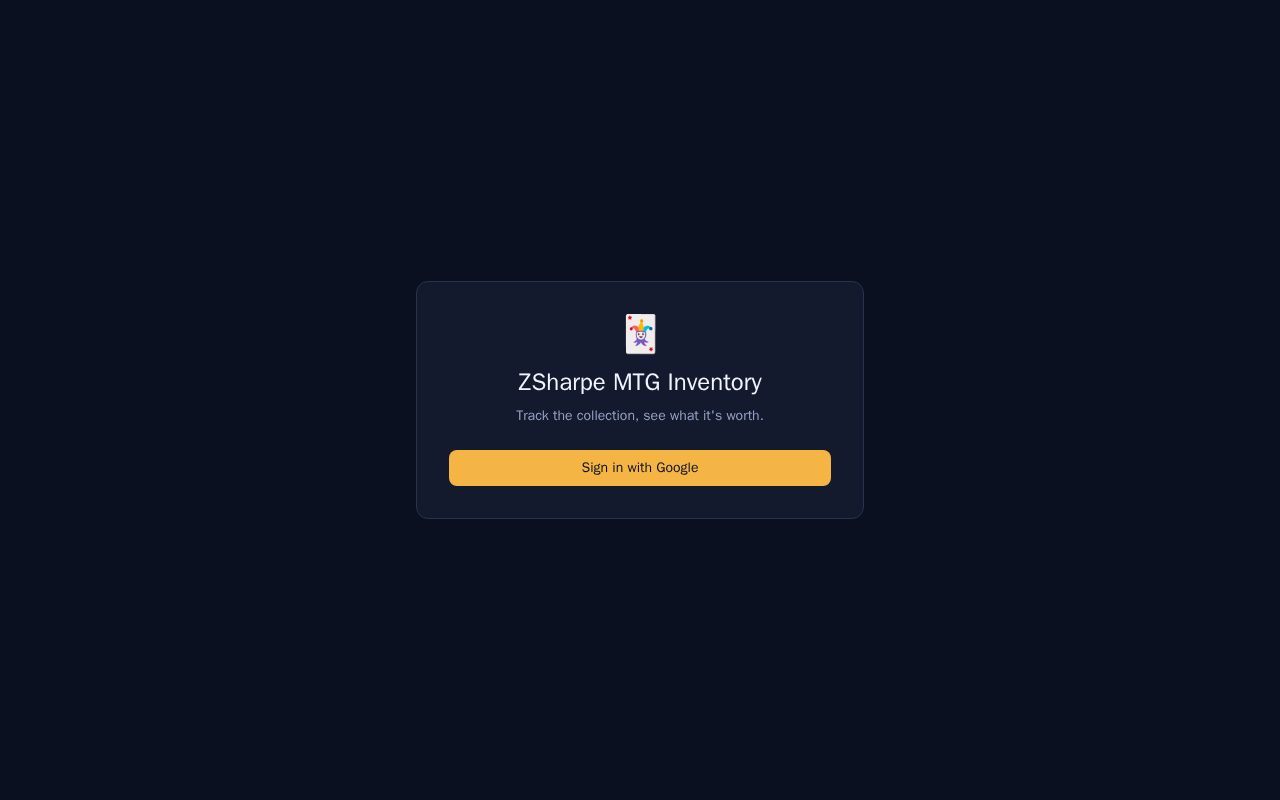 Preview of Zsharpe Mtg Inventory