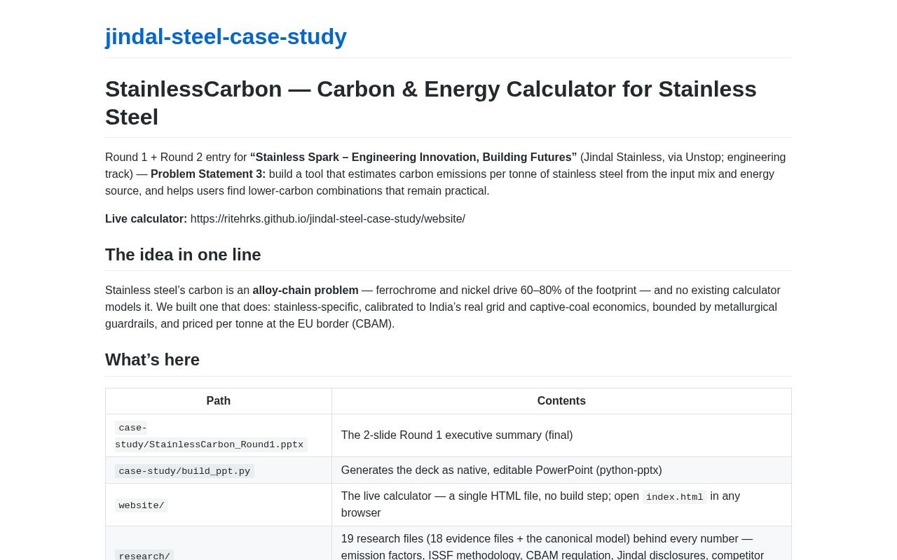 Preview of Jindal Steel Case Study