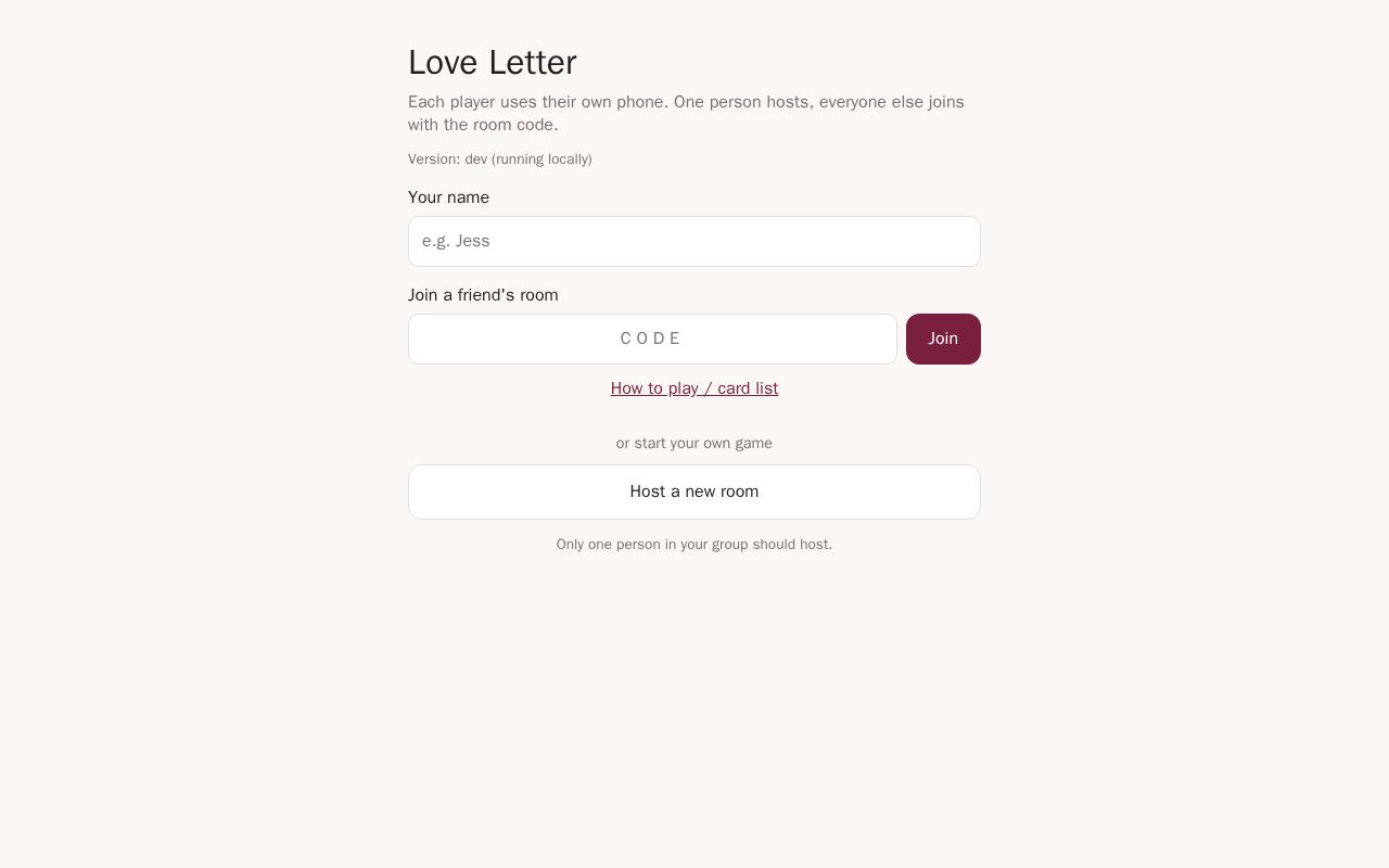 Preview of Love Letter