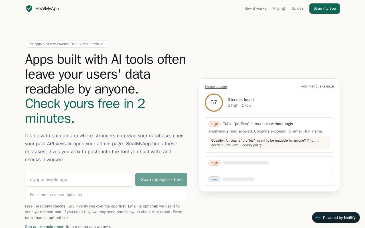 Preview of Sealmyapp Tools