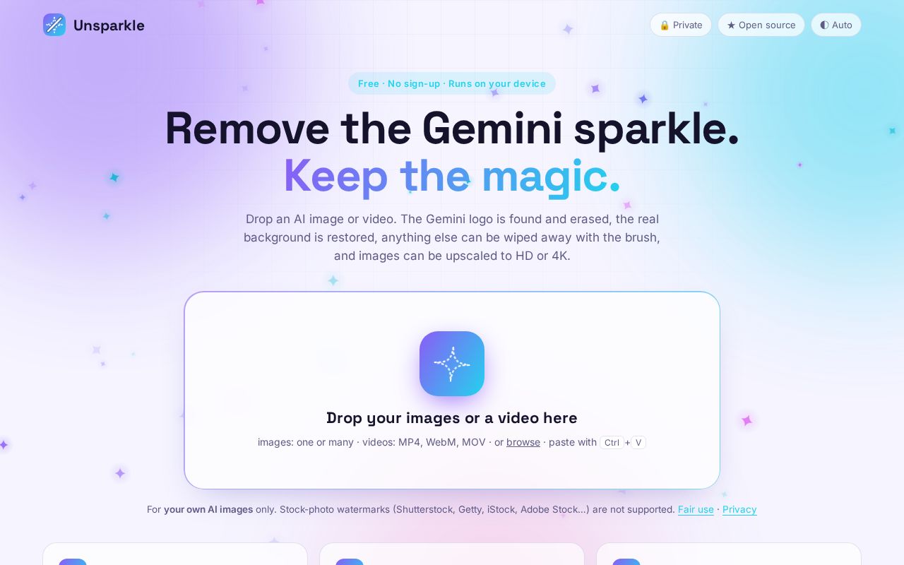 Preview of Unsparkle