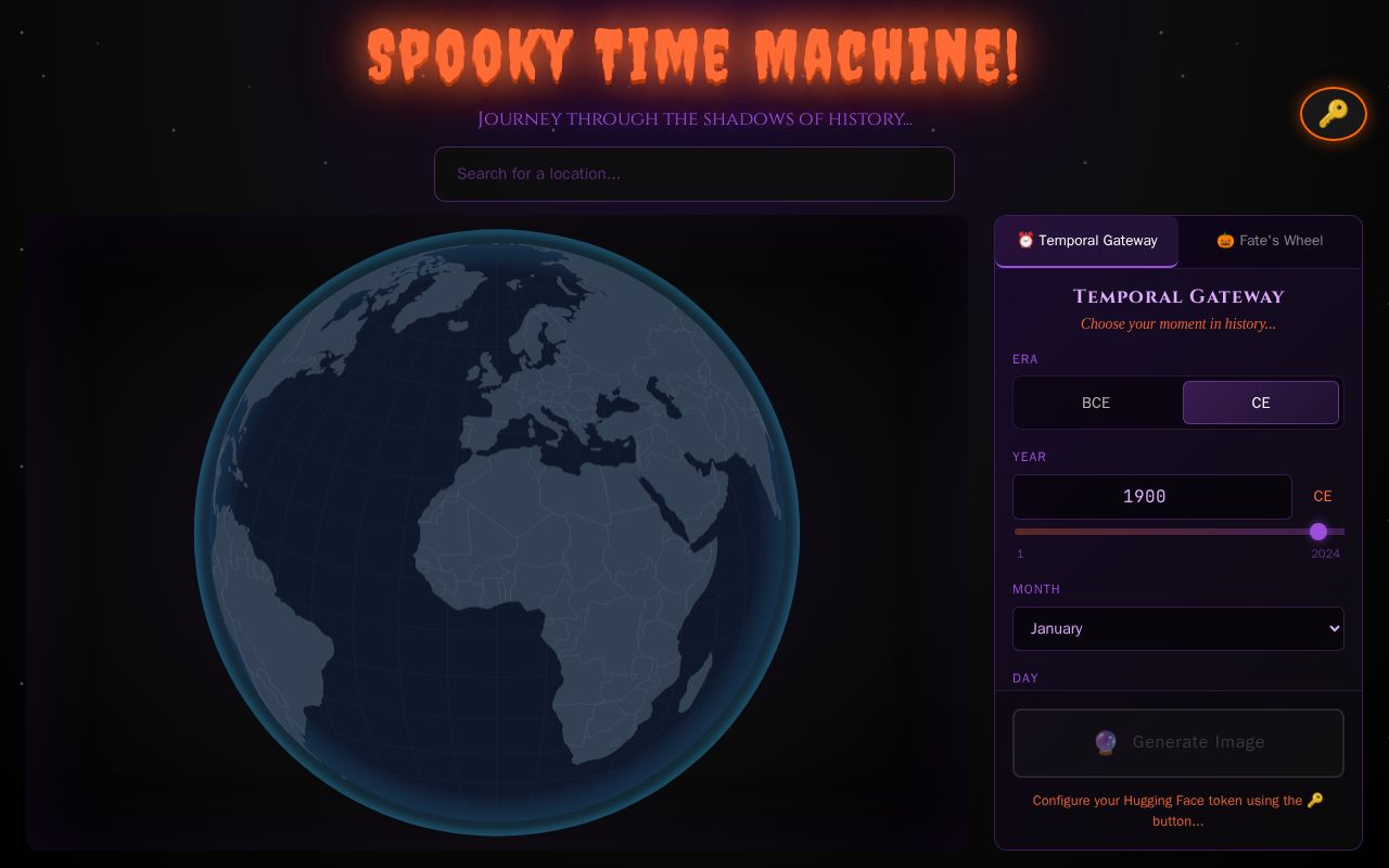 Preview of Spooky Time Machine: Haunted History on a Globe