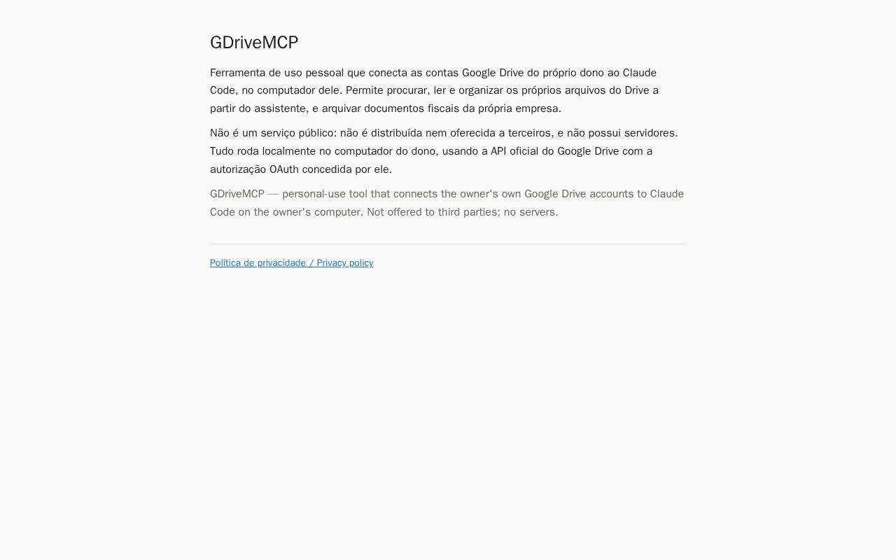Preview of GDriveMCP