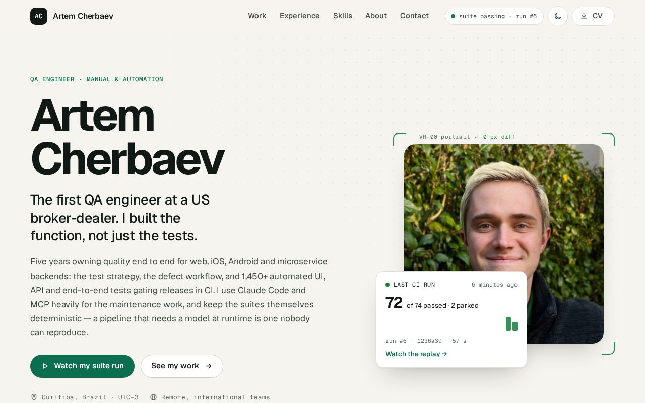 Preview of ArtemCherbaev Github Io