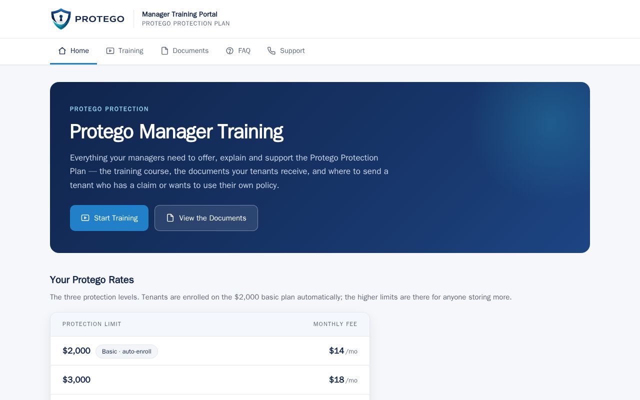 Preview of Protego Training