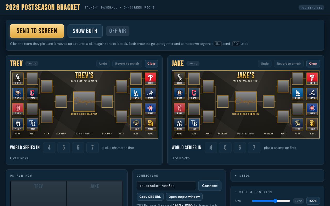 Preview of Playoff Brackets