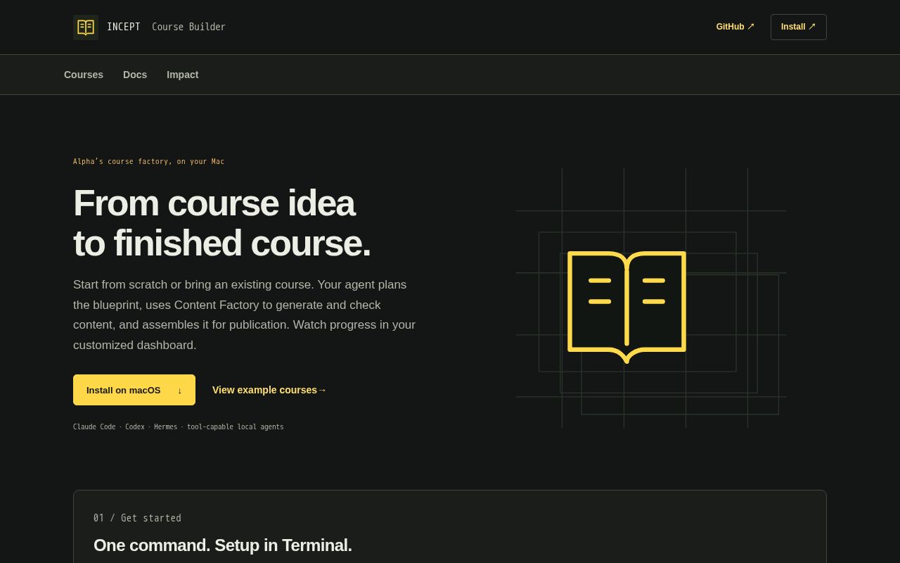 Preview of Incept Course Builder