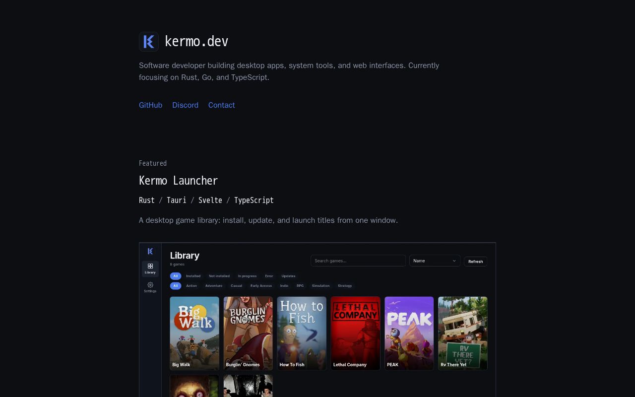 Preview of Kermo Dev