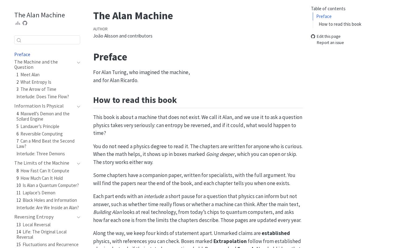 Preview of The Alan Machine
