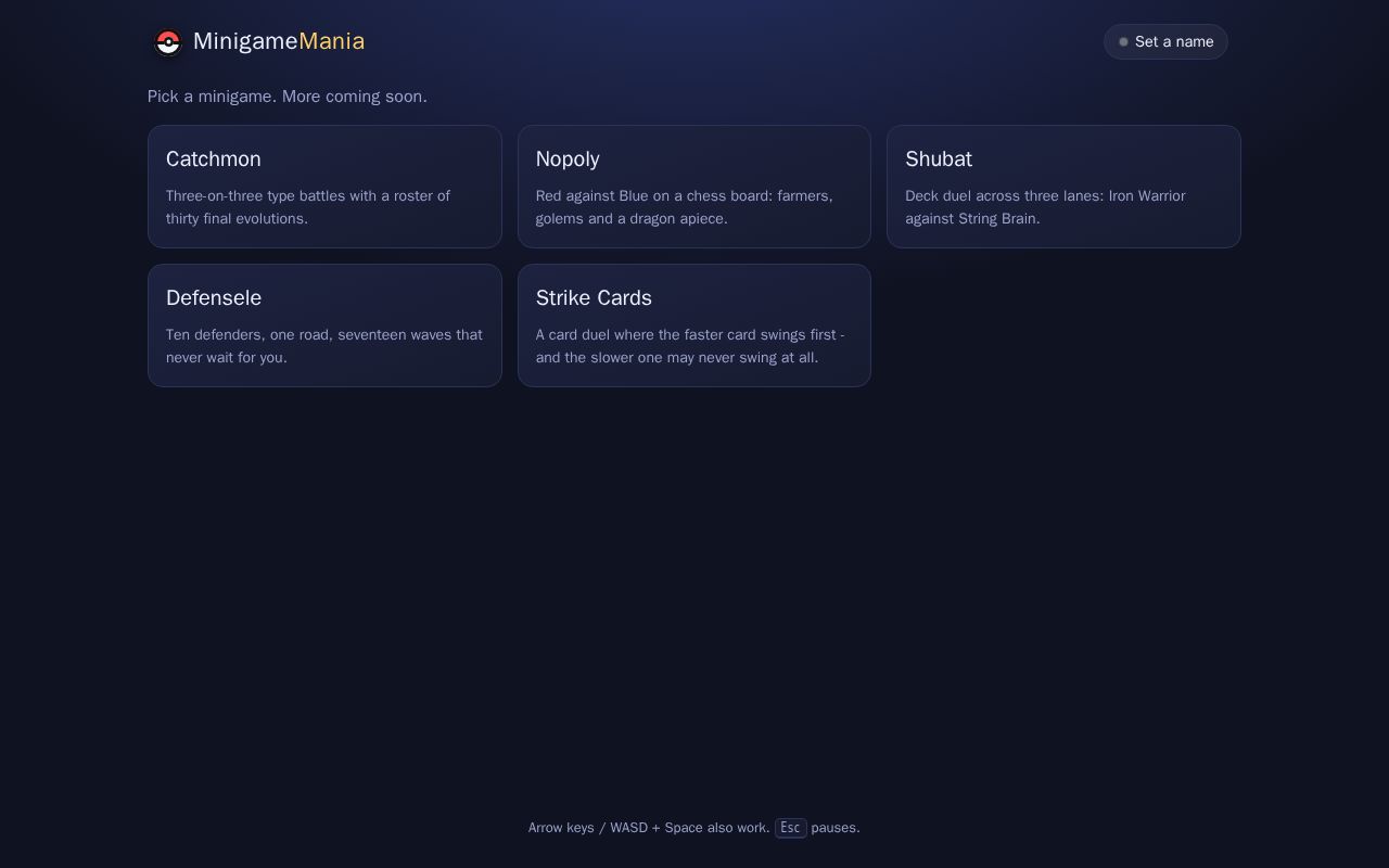 Preview of Minigame Mania