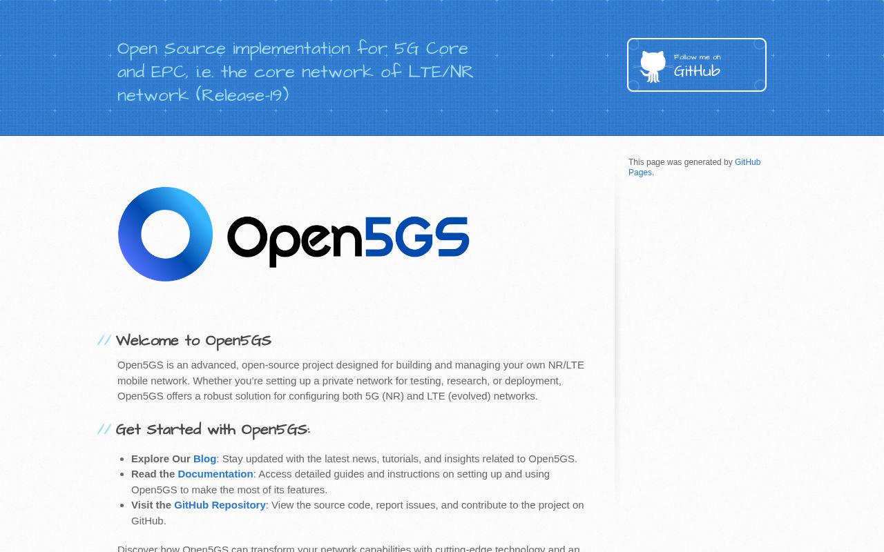 Preview of Open5gs