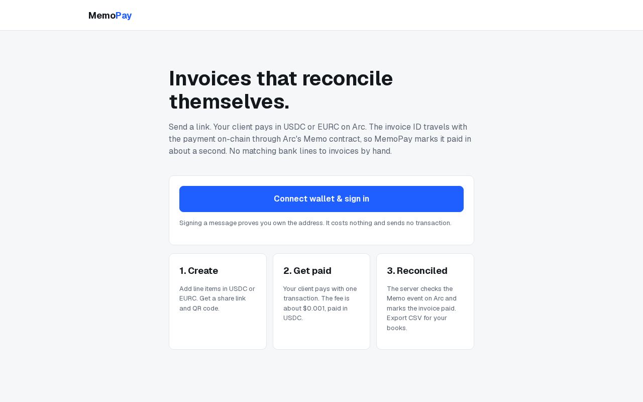 Preview of Memopay
