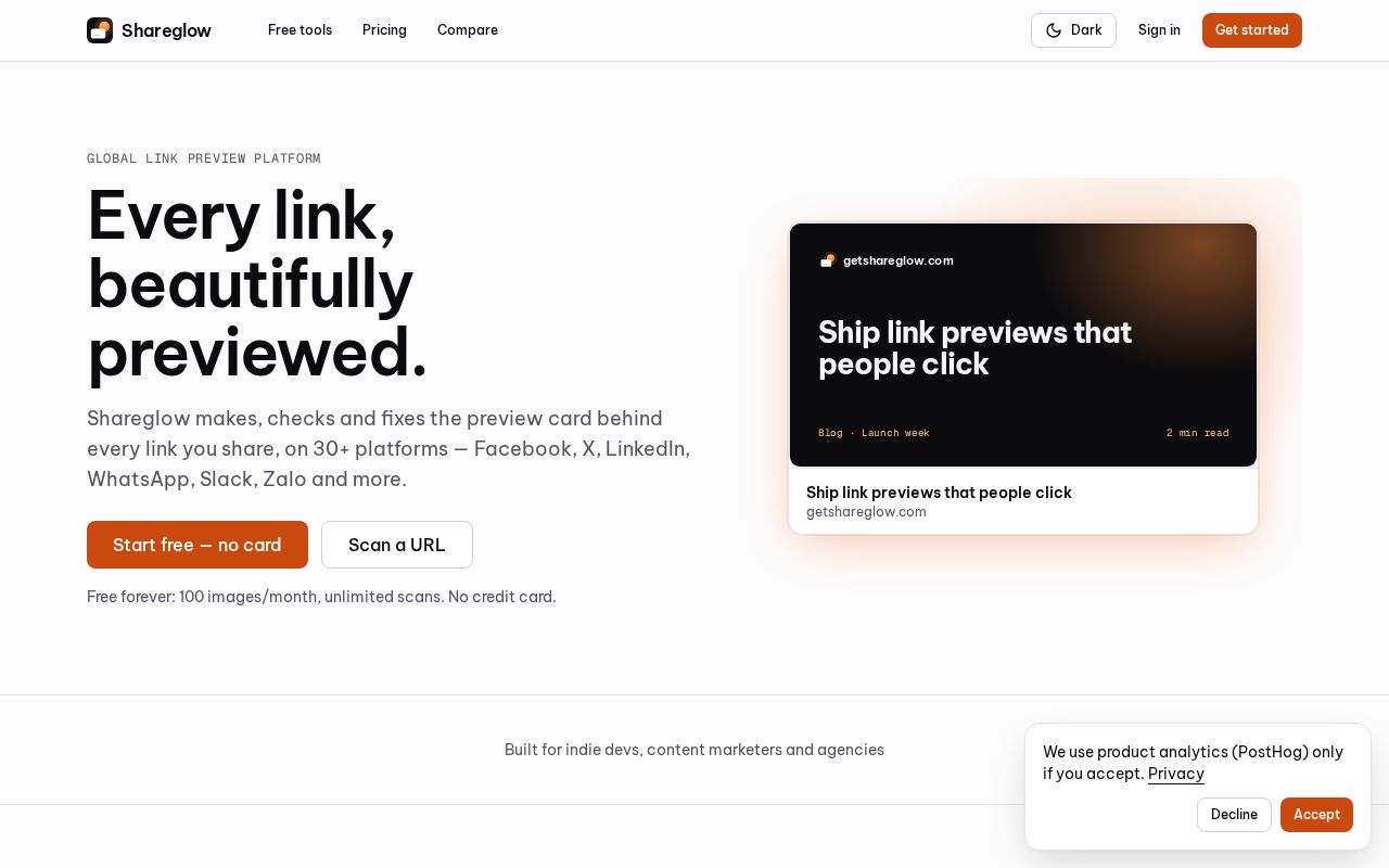 Preview of Shareglow