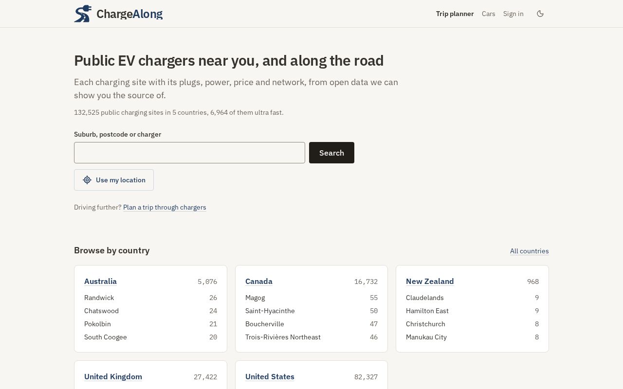 Preview of Chargealong Js