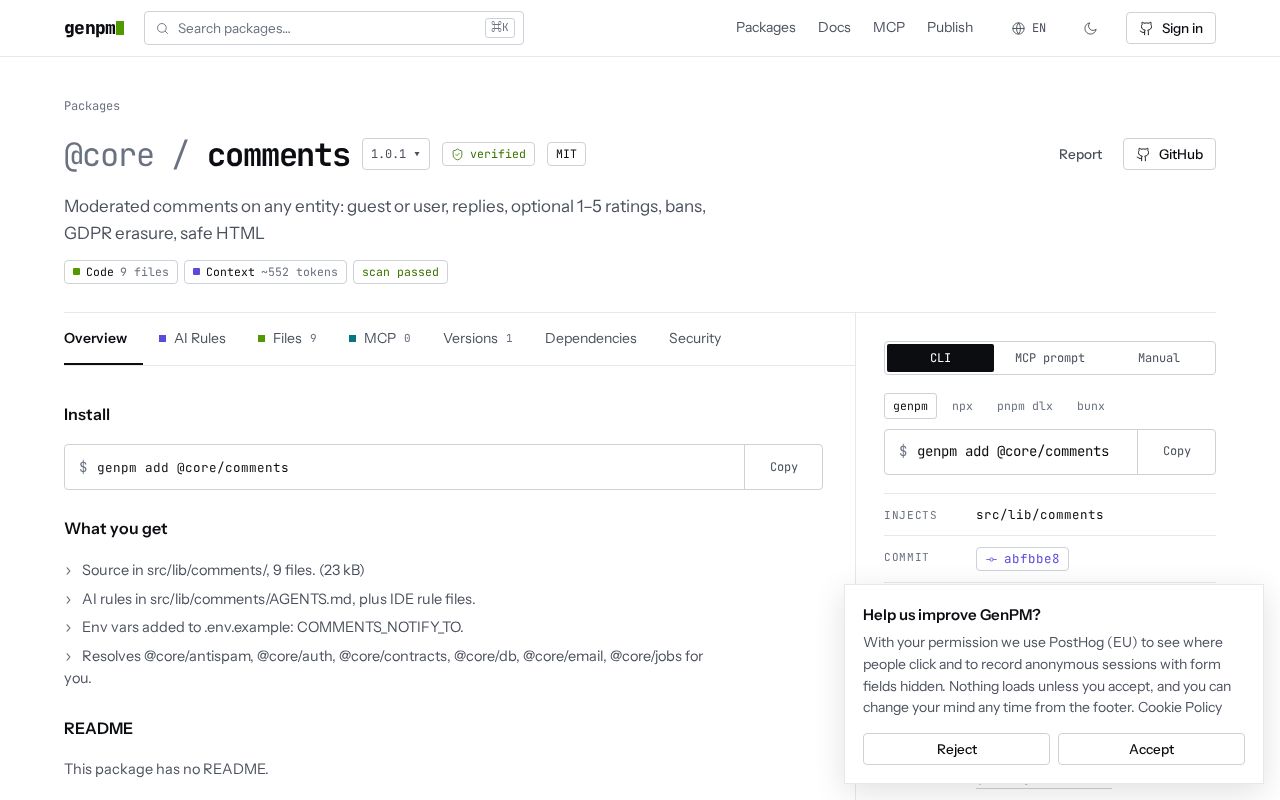 Preview of Comments