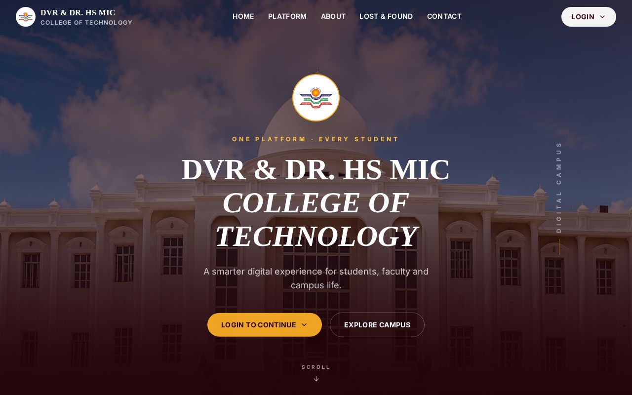 Preview of Smart College Management System