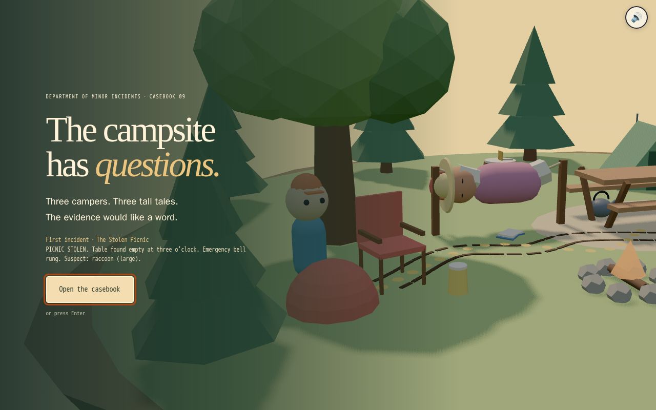 Preview of 09 The Campsite Has Questions