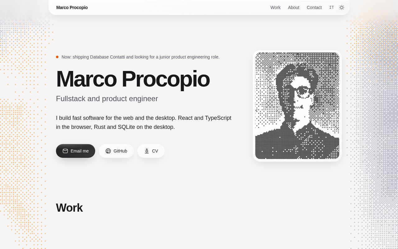Preview of Marco Procopio