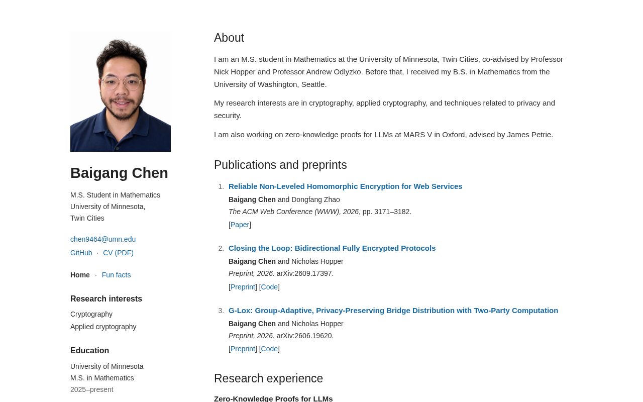 Preview of Website Baigang
