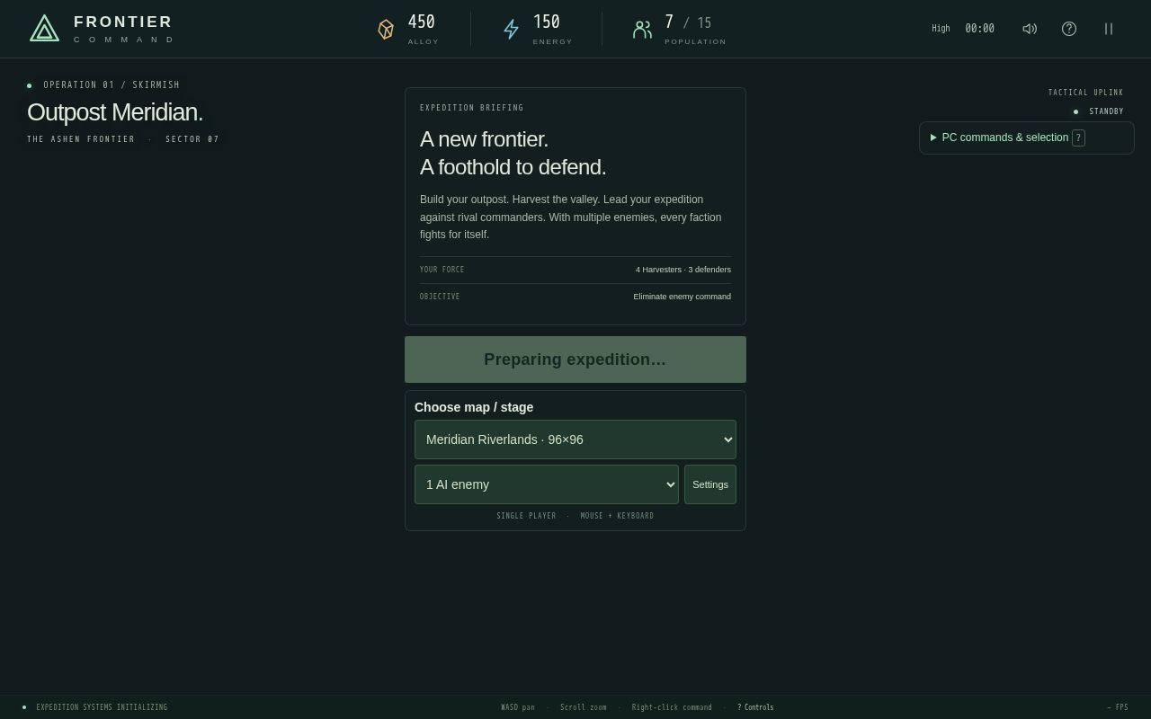 Preview of Frontier Command