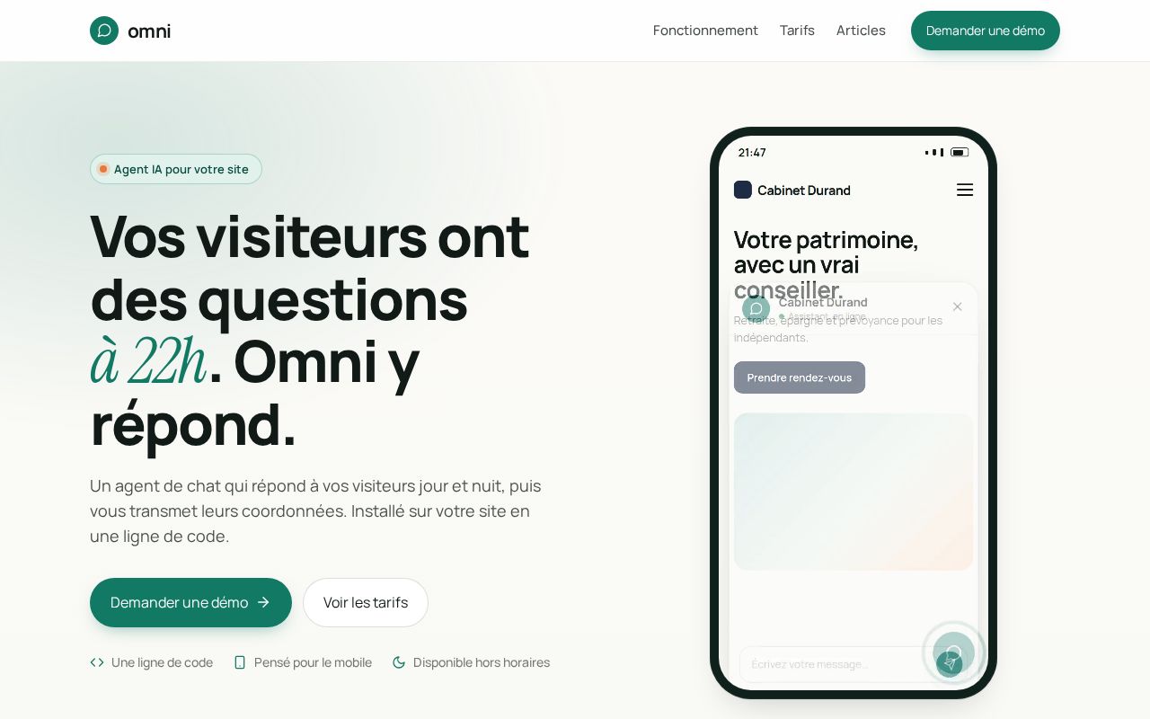 Preview of Omni Landing
