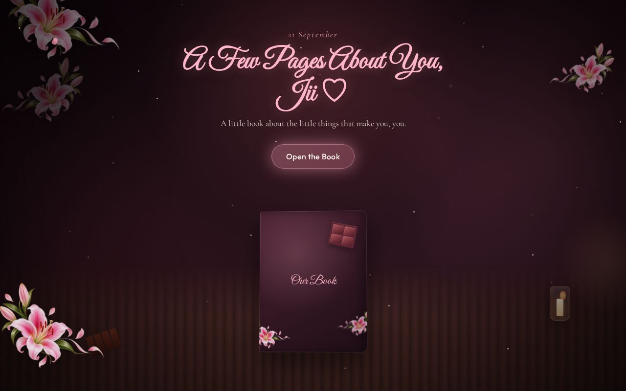 Preview of A Few Pages About You, Jii ♡