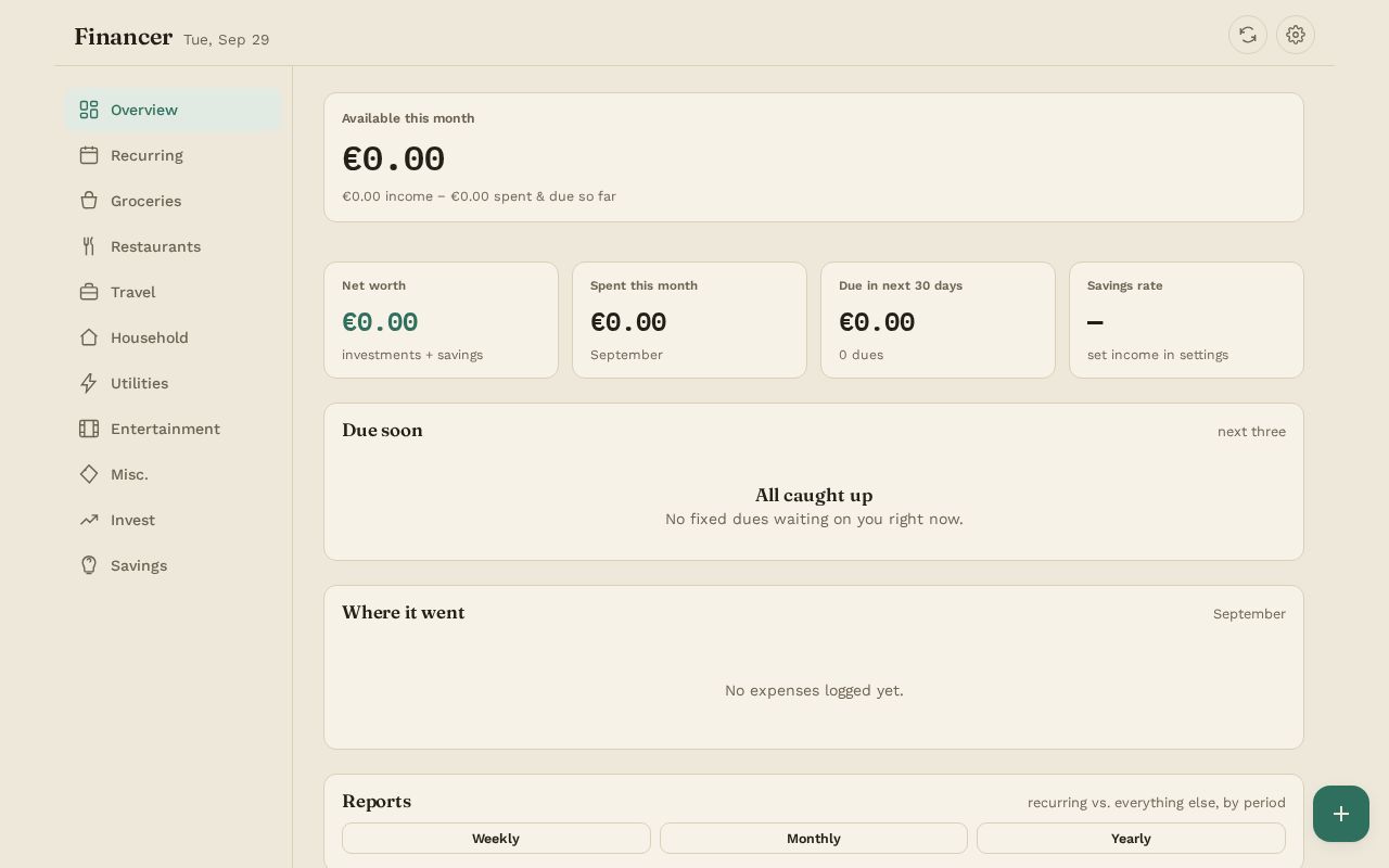 Preview of Financer