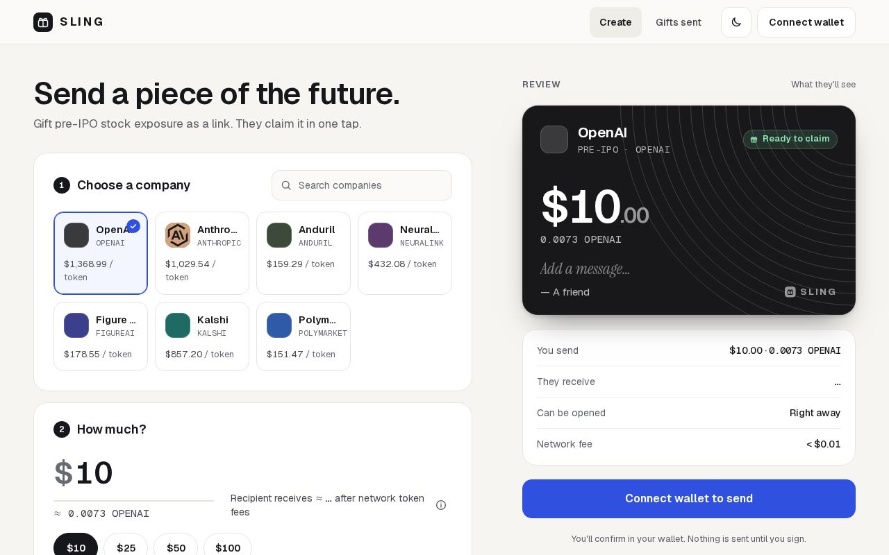 Preview of SLING