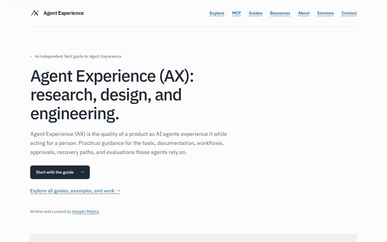 Preview of Awesome Agent Experience