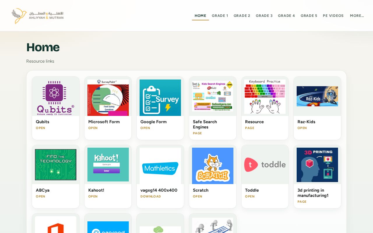 Preview of AM PYP LINKS