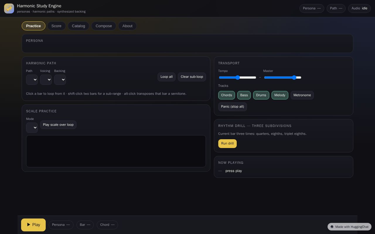 Preview of Harmonic Study Engine — Space Edition SPA